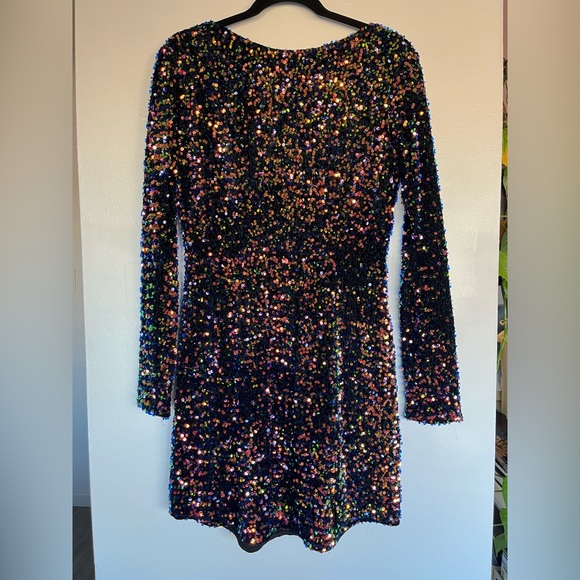 Hello Molly Midnight Sequin Dress - Picture 3 of 7